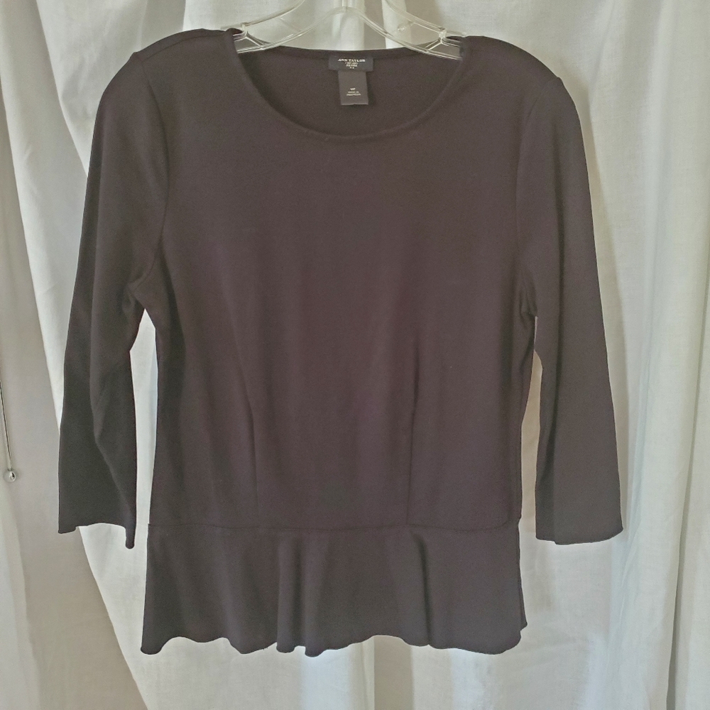 Peplum blouse shirt